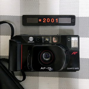 미놀타 AF-DL 데이터백 필름카메라 파우치포함