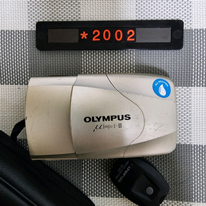 올림푸스 뮤 2 단렌즈 필름카메라 리모컨 파우치포함