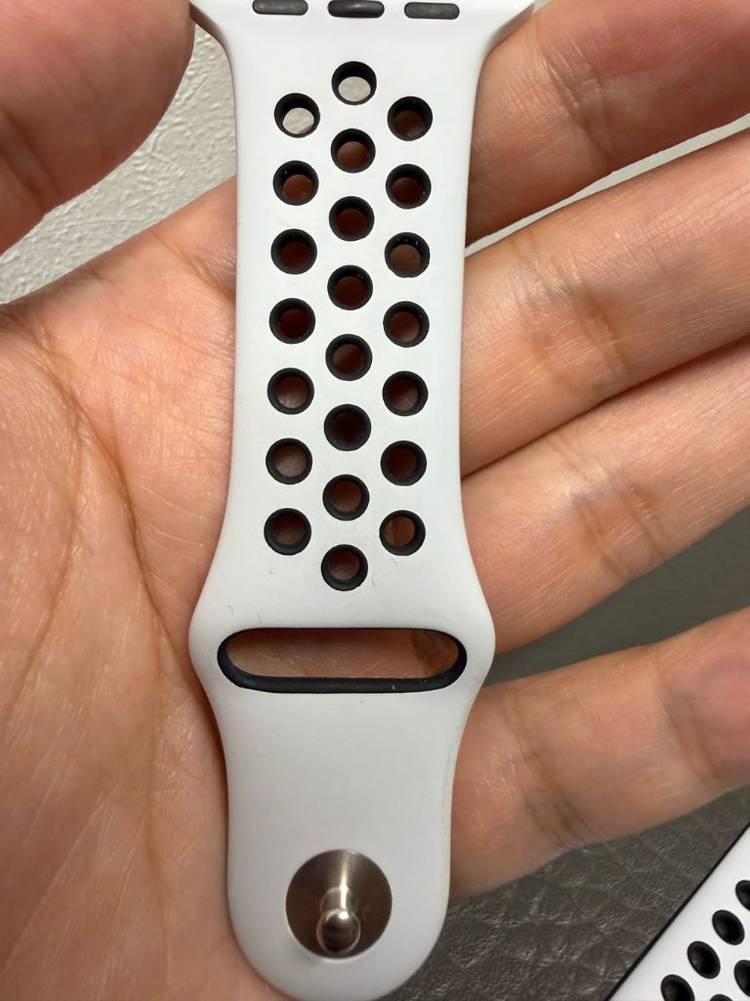 애플워치 나이키 정품 스포츠밴드 44mm 화이트--7