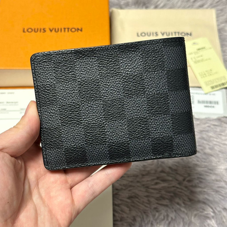 [풀구성] 루이비통 다미에 그라파이트 멀티플 월릿 반지갑 신형--1