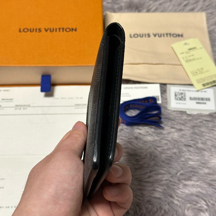 [풀구성] 루이비통 다미에 그라파이트 멀티플 월릿 반지갑 신형--4