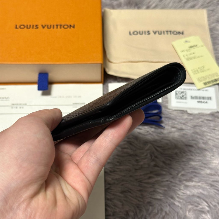 [풀구성] 루이비통 다미에 그라파이트 멀티플 월릿 반지갑 신형--5