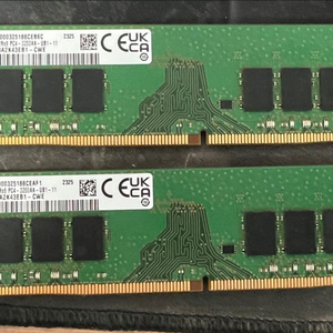 DDR4 16GB 메모리 3200AA 2개 세트