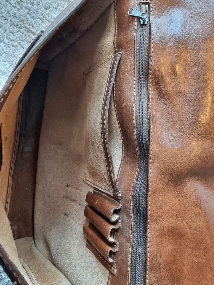 더브릿지 이태리 가죽 서류 가방--5