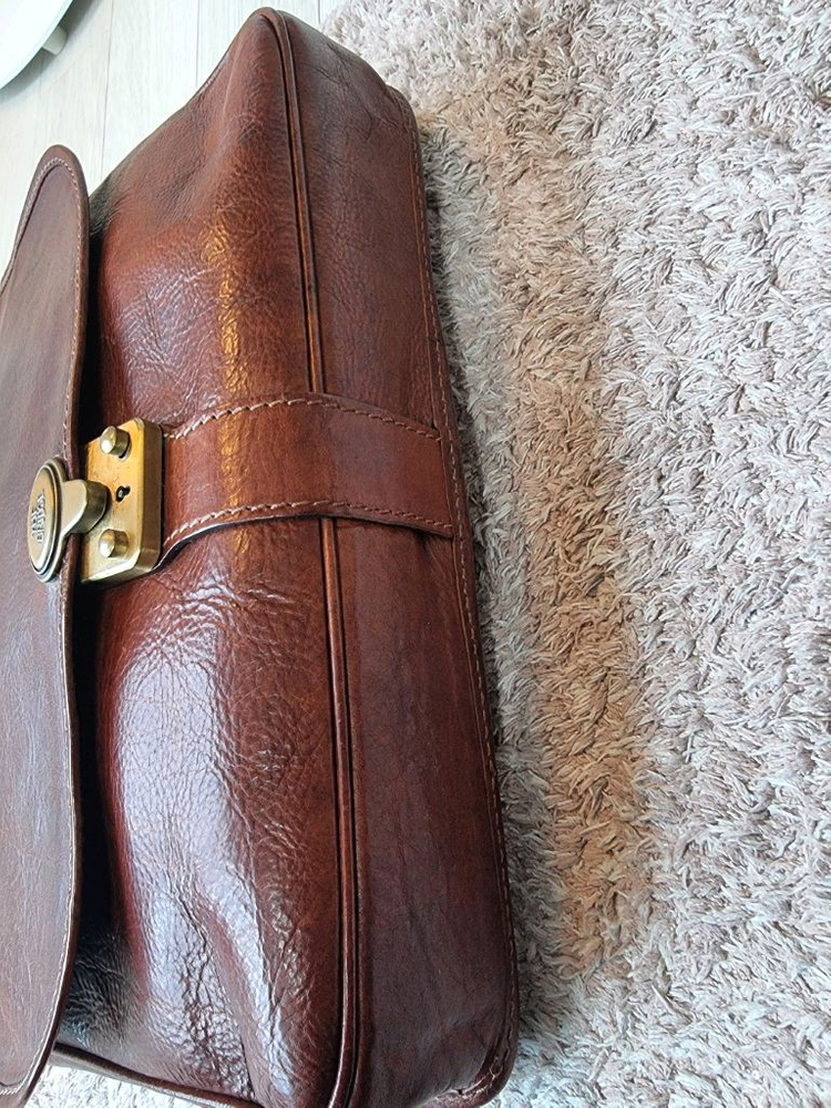 더브릿지 이태리 가죽 서류 가방--6