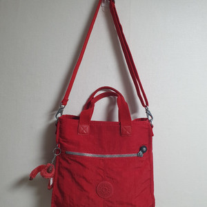 키플링 조이풀 2way 크로스백 토트백 레드