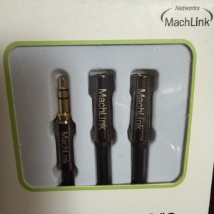 마하링크 3.5mm 스테레오 Y 연장 케이블 15cm 새제품