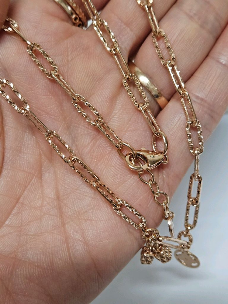 14k 클립목걸이--2