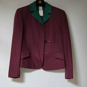 지아니 베르사체 GIANNI VERSACE 컬러 블록 자켓 새제품 (40)