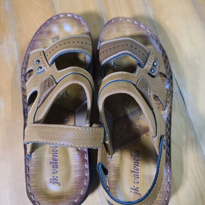 남성용 여름 브라운 샌들