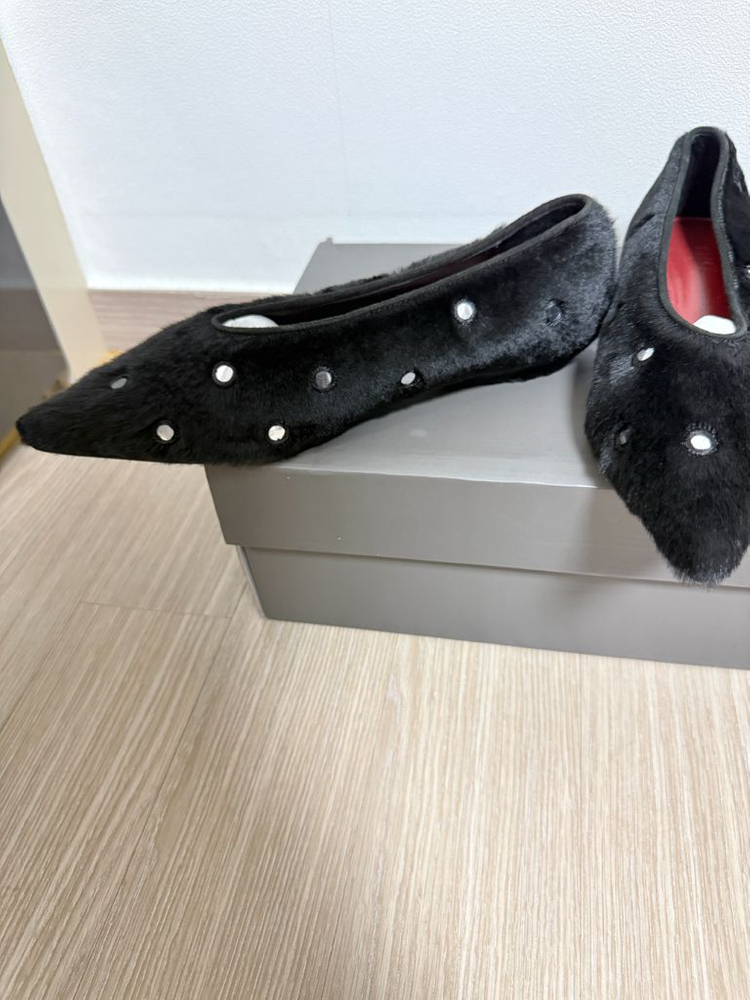 (새상품) 타임 포인티드 토 플랫 슈즈 240 이미지