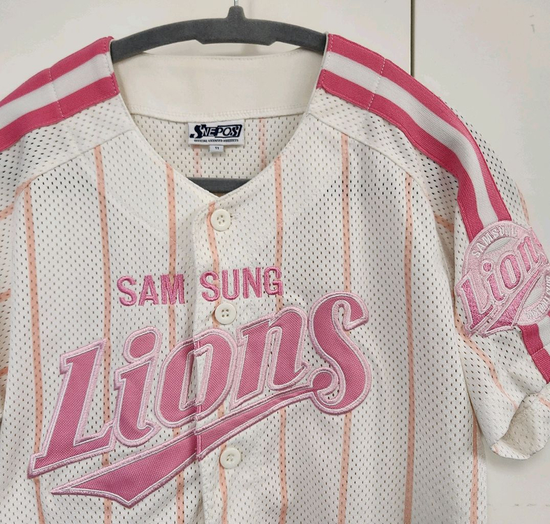 삼성리이온즈 왕조 핑크 유니폼 11호 (85-90)--2