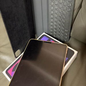아이패드에어4 64기가wifi 로즈골드 + 스마트키보드