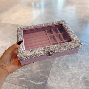 큐빅 크리스탈 악세서리&장식품 보관함