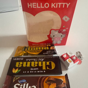 세븐일레븐 헬로키티 키캡키링 이미지