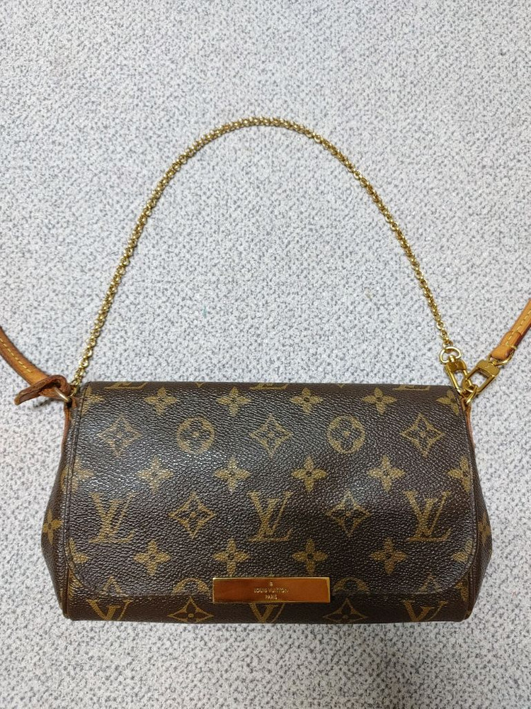 정품 루이비통 페이보릿 pm 크로스백 클러치백--1