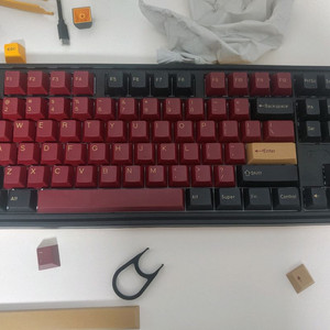 Gmk style 레드 사무라이 키캡