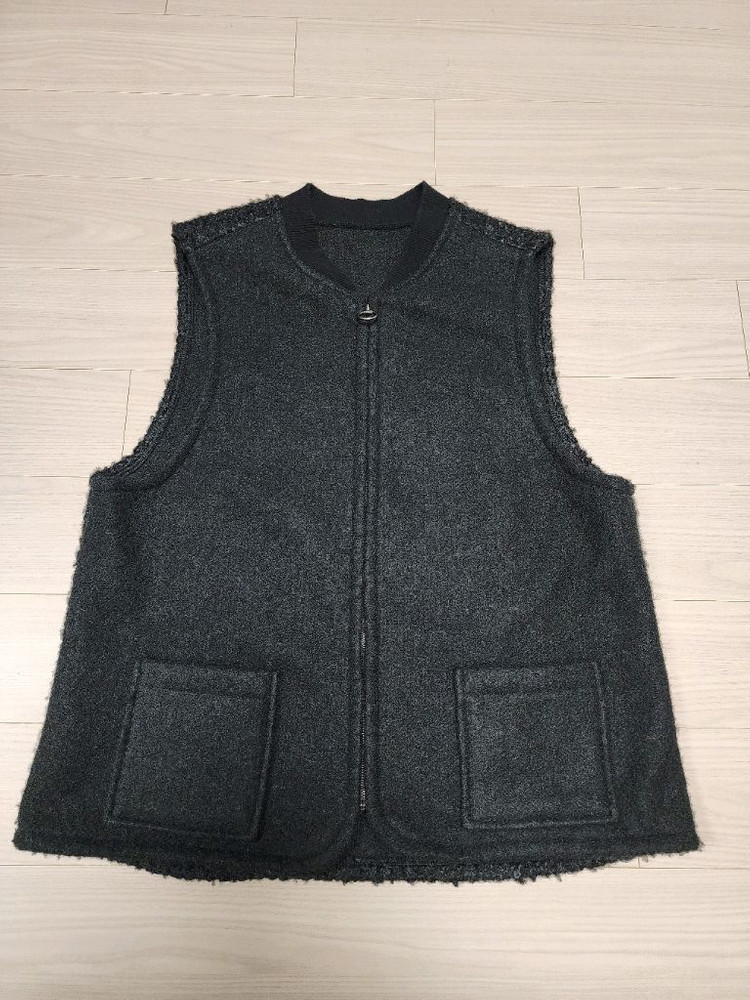 샤트렌 부클 뽀글이 조끼 베스트--7