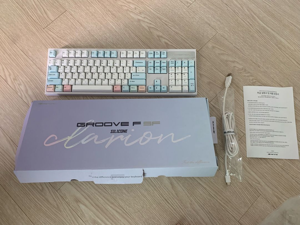 엠스톤 그루브 풀윤활 키보드 저소음적축 35g 이미지