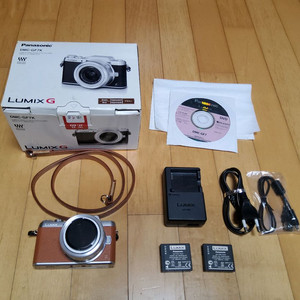 파나소닉 루믹스 DMC GF7 K 브라운 박스 포함 상태 좋음