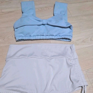 하늘색 리본 폴웨어 세트 M사이즈