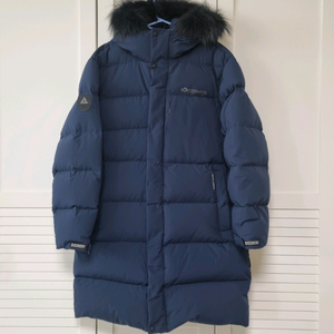 디스커버리 롱다운패딩. 110사이즈. 진네이비