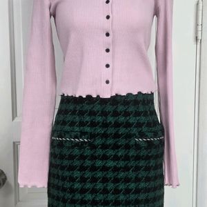 산드로 하운드투스 미니스커트 새상품