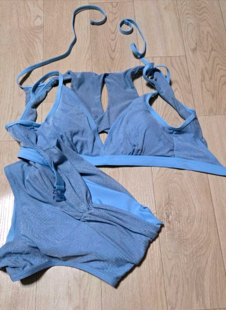 소냐레바이 메쉬 폴웨어 세트 라이트블루 S--1