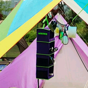 릿지라인 캠핑 수납 행잉