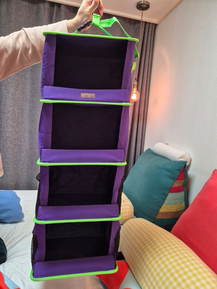 릿지라인 캠핑 수납 행잉--1