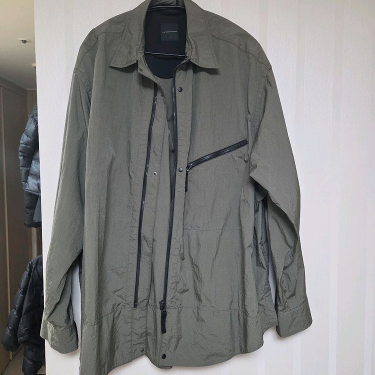 모이프 플라이어 셔츠 자켓 스톤 립스탑 1사이즈--1