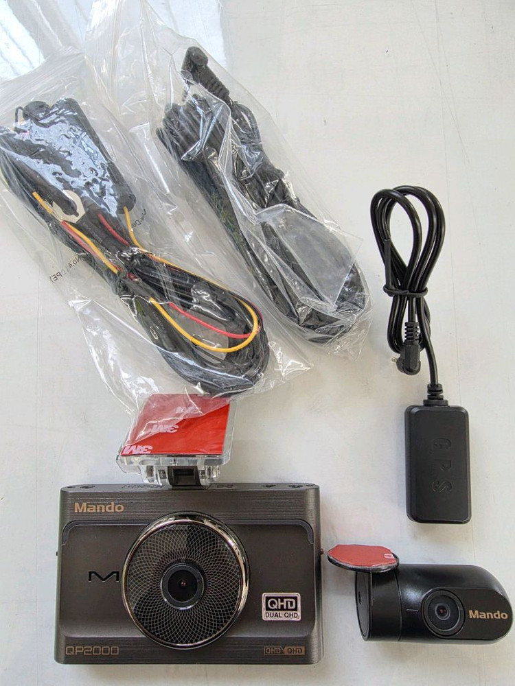 (12만,무료설치)만도 QP2000 전후방 QHD 최상급 64기가,GPS 안테나 풀세트 블랙박스--0