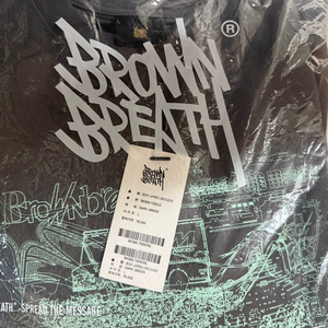 브라운 브레스 레이어드 롱슬리브 / 새상품 / L