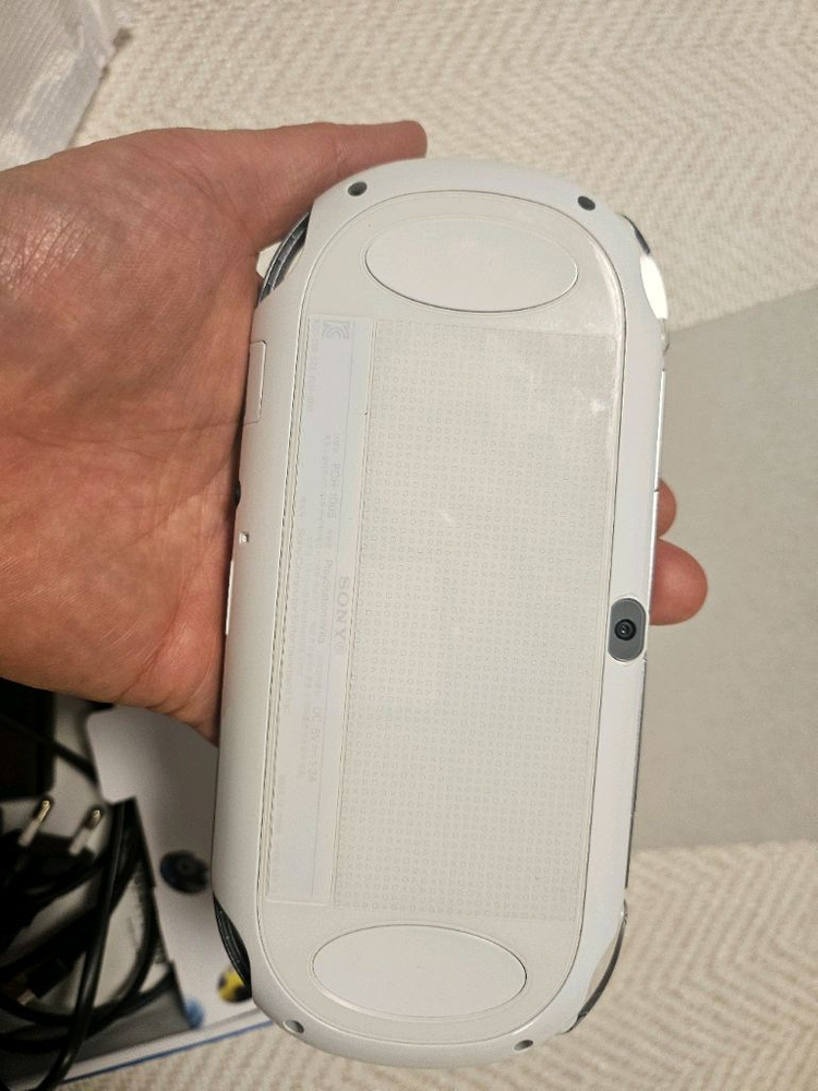 소니 PS Vita 비타 1세대 크리스탈 화이트 풀박스--6