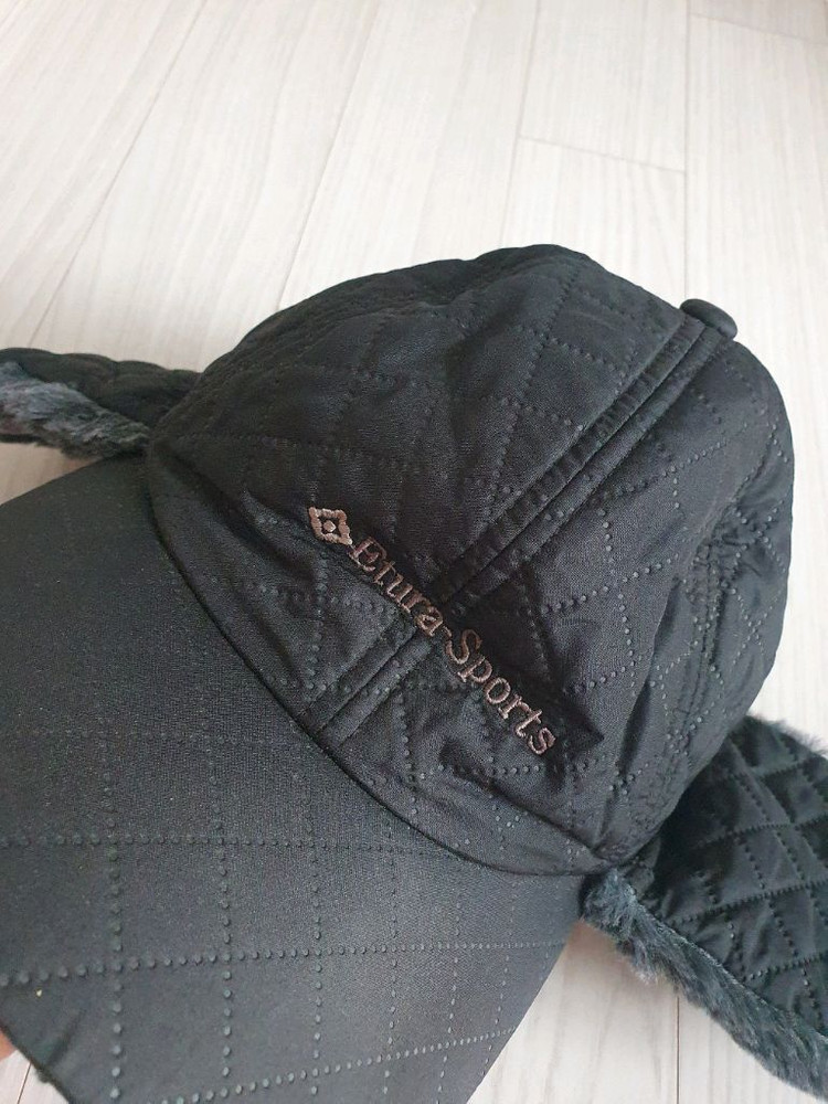 Elura Sports 귀달이 방한모자 블랙--1