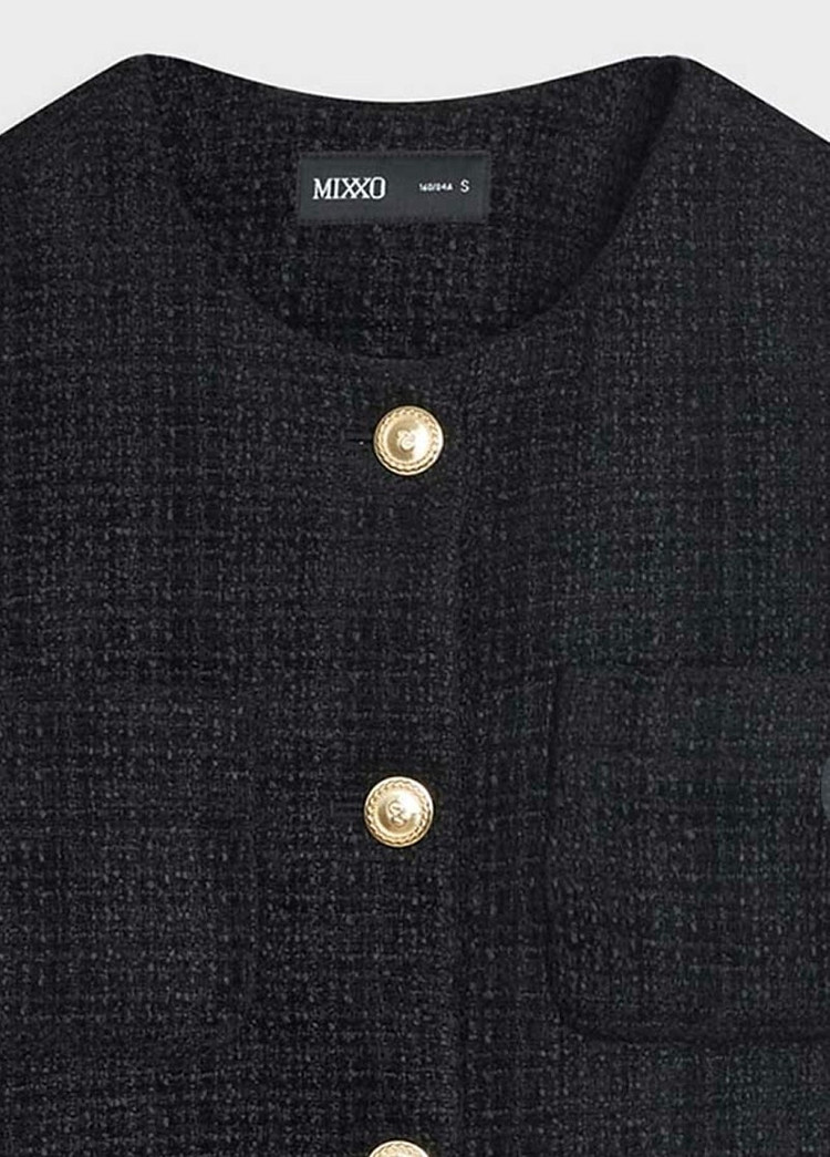 트위드 자켓 #크롭자켓 #네이비자켓--1