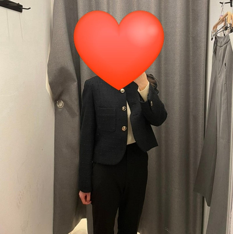 트위드 자켓 #크롭자켓 #네이비자켓--4