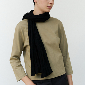 엔오디 트위스트 스카프 블랙