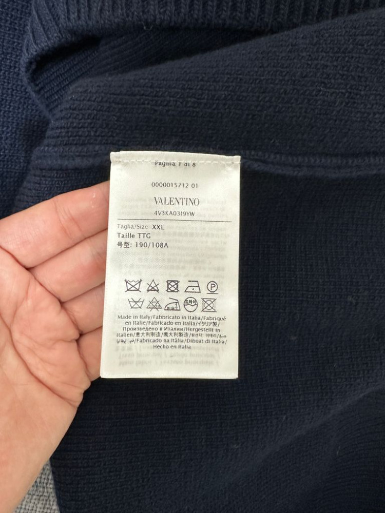 발렌티노 24ss 오버핏 울 니트 가디건 정품 이미지