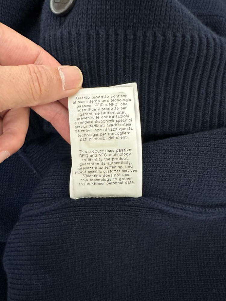 발렌티노 24ss 오버핏 울 니트 가디건 정품 이미지