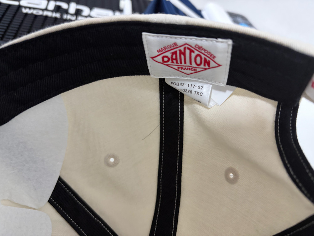 단톤 캡모자 베이지/브라운--2