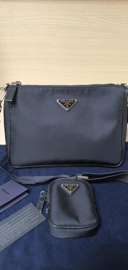 프라다 테수토 크로스백/메신저백 정품S급(감정O)구찌프라다루이비통디올고야드샤넬셀린느보테가생로랑발렌시아가버버리가방--2