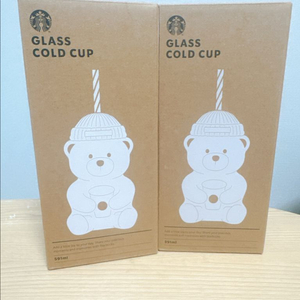 스타벅스 베어리스타 글라스 콜드컵