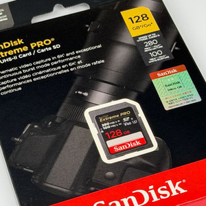 샌디스크 익스트림 프로 128GB V60 SD카드 미개봉 새상품