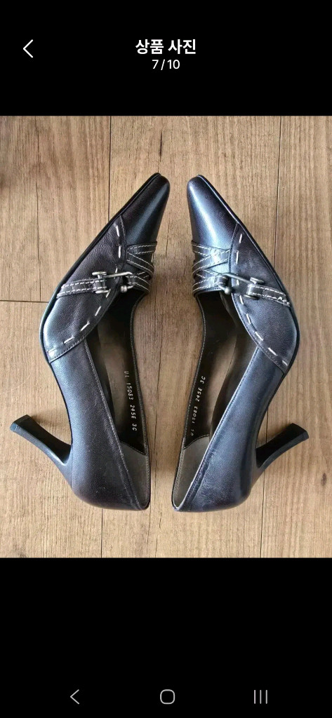 245) 새구두/미셸바이탠디 가죽구두 이미지