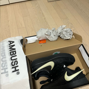 나이키 x 앰부쉬 에어포스 1 로우 SP 블랙 270