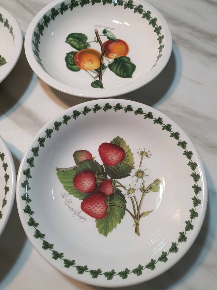 빈티지포모나 Britain 로고 파스타볼 4개 일괄--3