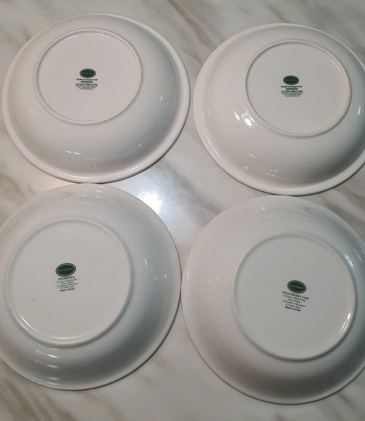 빈티지포모나 Britain 로고 파스타볼 4개 일괄--4