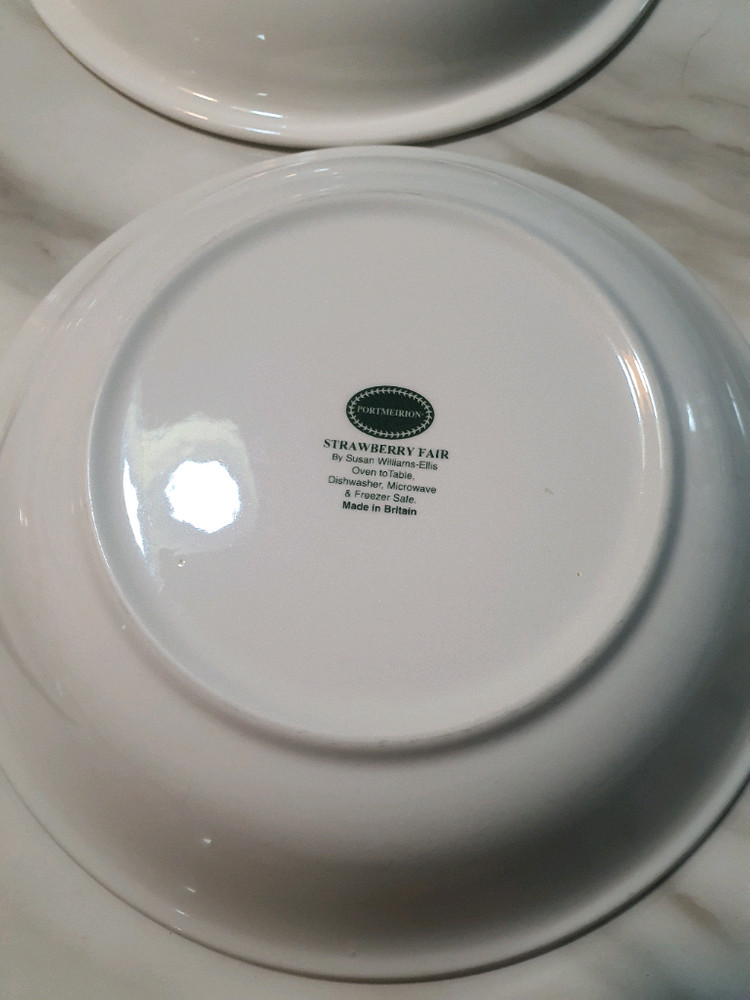 빈티지포모나 Britain 로고 파스타볼 4개 일괄--5