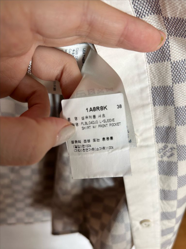 루이비통 여성 다미에셔츠 정품--3